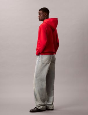Мужские худи Calvin Klein Premium Terry Relaxed Monogram Fleece — фото 5