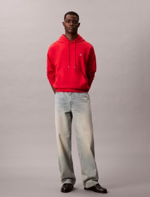 Мужские худи Calvin Klein Premium Terry Relaxed Monogram Fleece — фото 6
