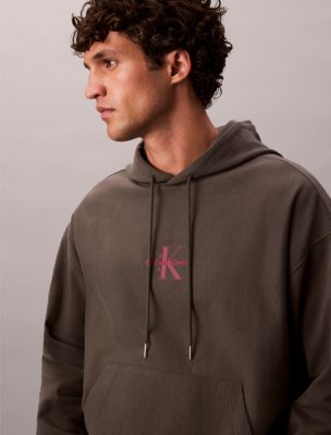 Мужские худи Calvin Klein Monologo Premium Fleece — фото 3