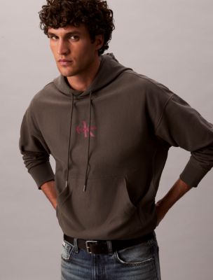Мужские худи Calvin Klein Monologo Premium Fleece — фото 4