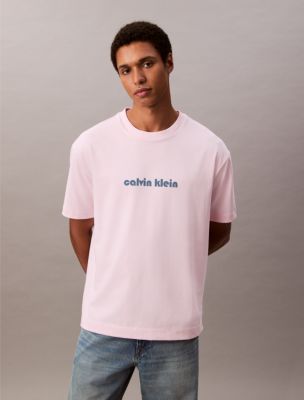 Round Logo Graphic Relaxed T-Shirt , Tender Pink