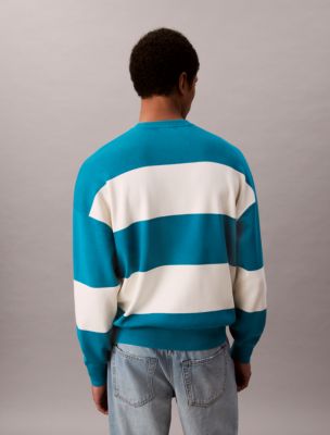 Мужские свитеры Calvin Klein Tech Knit Stripe Relaxed Sweater — фото 2