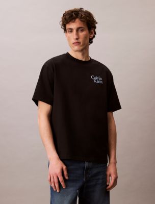 T-shirt décontracté à imprimé du logo Script Resort, maïs sucré