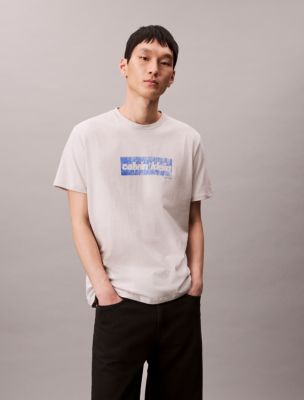 Faded Logo Graphic Classic T-Shirt , Moonstruck