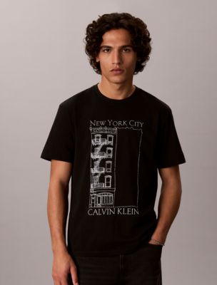 Мужские футболки Calvin Klein Apartment Logo Graphic Classic T-Shirt — фото 2