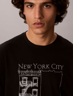 Мужские футболки Calvin Klein Apartment Logo Graphic Classic T-Shirt — фото 3