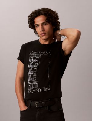 Мужские футболки Calvin Klein Apartment Logo Graphic Classic T-Shirt — фото 6