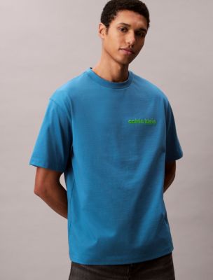 Round Logo Graphic Classic T-Shirt , Bluesteel