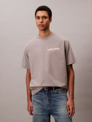 Round Logo Graphic Classic T-Shirt , Steeple Gray