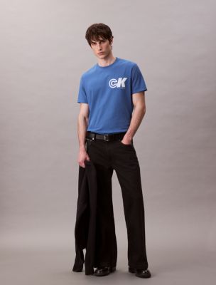 CK Sport Logo Graphic Tee, Royal Lagoon 