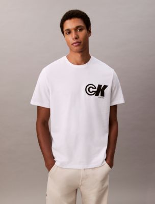 CK Sport Logo Graphic Tee, Brilliant White