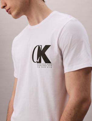 Monogram Logo Macro Sport Graphic Classic T-Shirt | Calvin