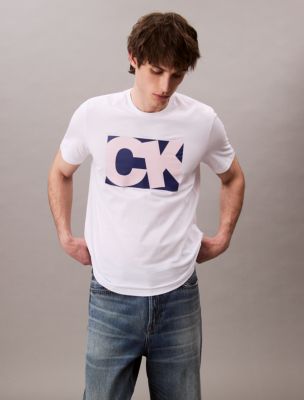 さらに100円引き◆ ◆CK Monogram Logo T-shirt Calvin Klein Short Sleeve Monogram Logo T-Shirt Brilliant