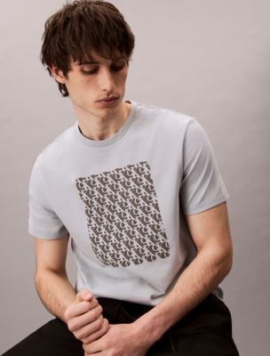 [カルバンクライン] REGULAR FIT SLEEVE MONOGRAM T-SHIRT☆☆ Amazon.com: Calvin Klein Short Sleeve Monogram Logo T-Shirt