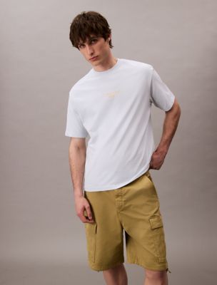 CKJ Logo Graphic Relaxed T-Shirt, Plein Air