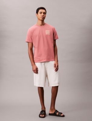 Logo Square Graphic Relaxed T-Shirt, Light Mahogany