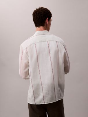 Мужские рубашки Calvin Klein Cotton Nylon Relaxed Shirt — фото 5