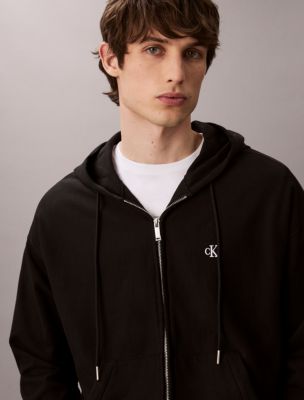 Мужские худи Calvin Klein Premium Terry Relaxed Zip — фото 2