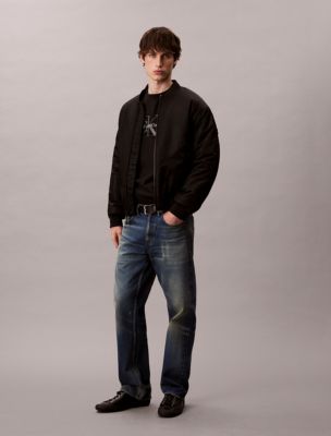 Мужские худи Calvin Klein Premium Terry Monogram Logo Relaxed Sweatshirt — фото 2