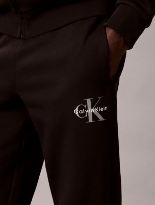 Мужские брюки Calvin Klein Monologo Fleece Joggers — фото 4
