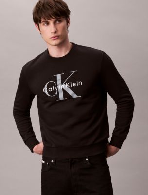 Мужские худи Calvin Klein Monologo Fleece Crewneck Sweatshirt — фото 5