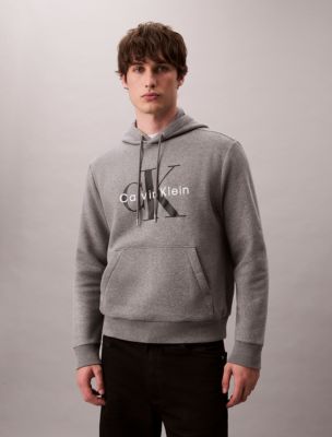 Monologo Fleece Hoodie, Grey Heather