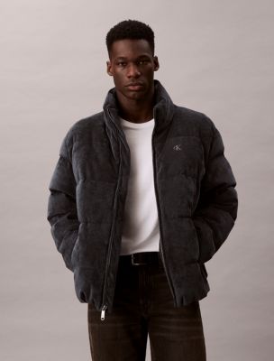 Corduroy Puffer Jacket, Night Magic