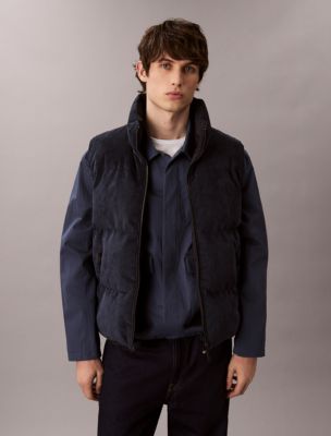 Reversible Puffer Vest, Dark Sapphire
