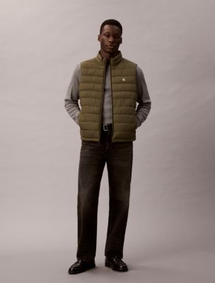 Ripstop Packable Puffer Vest, Fatigue