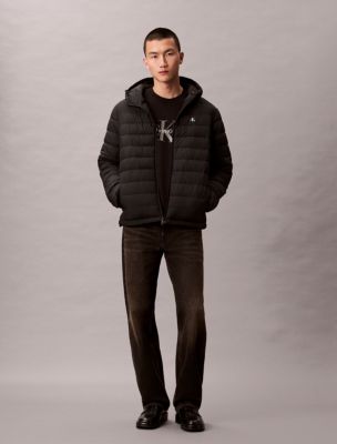 Packable Ripstop Puffer Jacket, Black