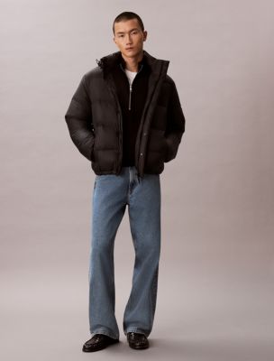 Мужская куртка Calvin Klein Heavyweight Down Detachable Hood Puffer, цвет: Чёрный — фото 4
