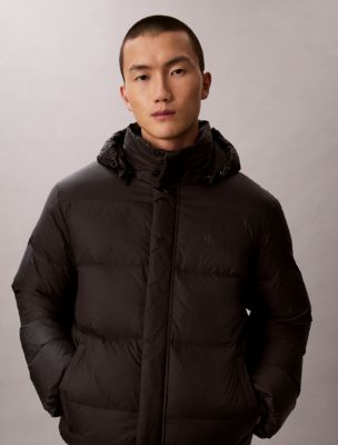 Мужская куртка Calvin Klein Heavyweight Down Detachable Hood Puffer, цвет: Чёрный — фото 5