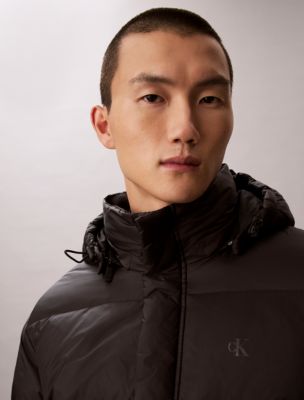 Мужская куртка Calvin Klein Heavyweight Down Detachable Hood Puffer, цвет: Чёрный — фото 6