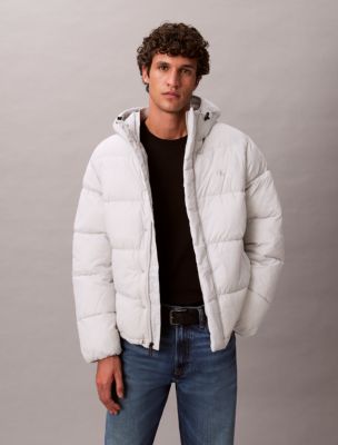 Hooded Puffer Jacket, Quiet Gray