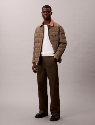 90s Baggy Chino Pants, Black Olive