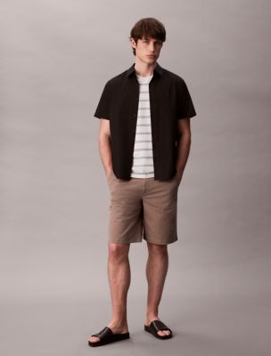 90s Baggy Chino Shorts, Taupe Tone