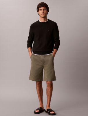 90s Baggy Chino Shorts, Dusty Olive