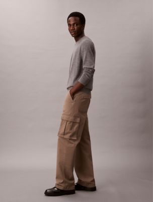 Baggy Cargo Pants, Taupe Tone
