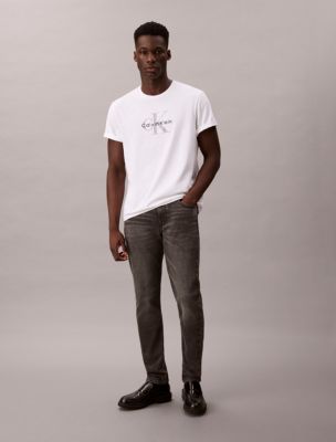 Slim Tapered Jeans, Grey