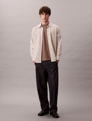 Darted Wide Leg Jeans, Raw Rinse