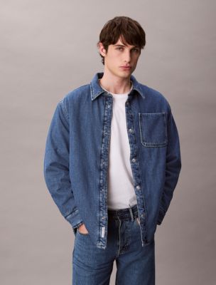 Denim Padded Shirt Jacket, Ritz