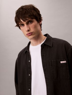 Мужские топы Calvin Klein Classic Denim Overshirt — фото 2