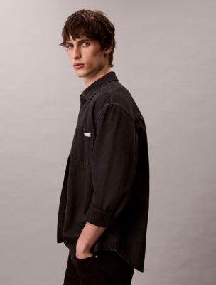 Мужские топы Calvin Klein Classic Denim Overshirt — фото 5