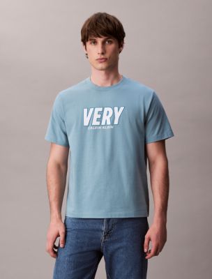 Very Graphic Relaxed T-Shirt, Smoke Blue