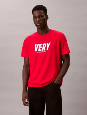 Very Graphic Relaxed T-Shirt, Berry Sangria 