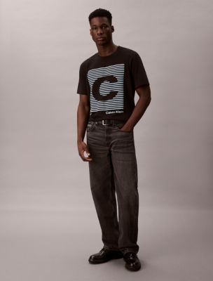 Speakers Logo Graphic Relaxed T-Shirt, Black