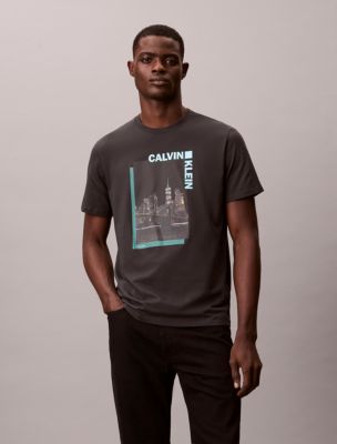 City Night Logo Graphic Classic T-Shirt, Pirate Black