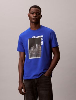 City Night Logo Graphic Classic T-Shirt, Cobalt  