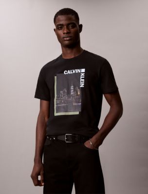 City Night Logo Graphic Classic T-Shirt, Black
