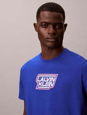 Sport Logo Graphic Classic T-Shirt, Cobalt  